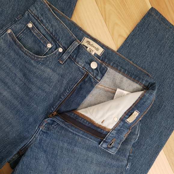 Madewell Perfect Vintage Wide Leg Jean in Medium Wash size 27 - Picture 7 of 12